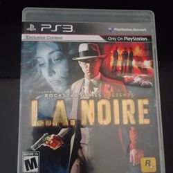 Ps3 L.A Noire 