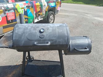 Char-Griller Charcoal Grill with Side Firebox