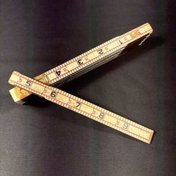 Vintage Lufkin Red End Carpenter’s Ruler