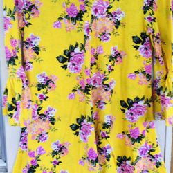 Beautiful Yellow Spring Shirt/blouse