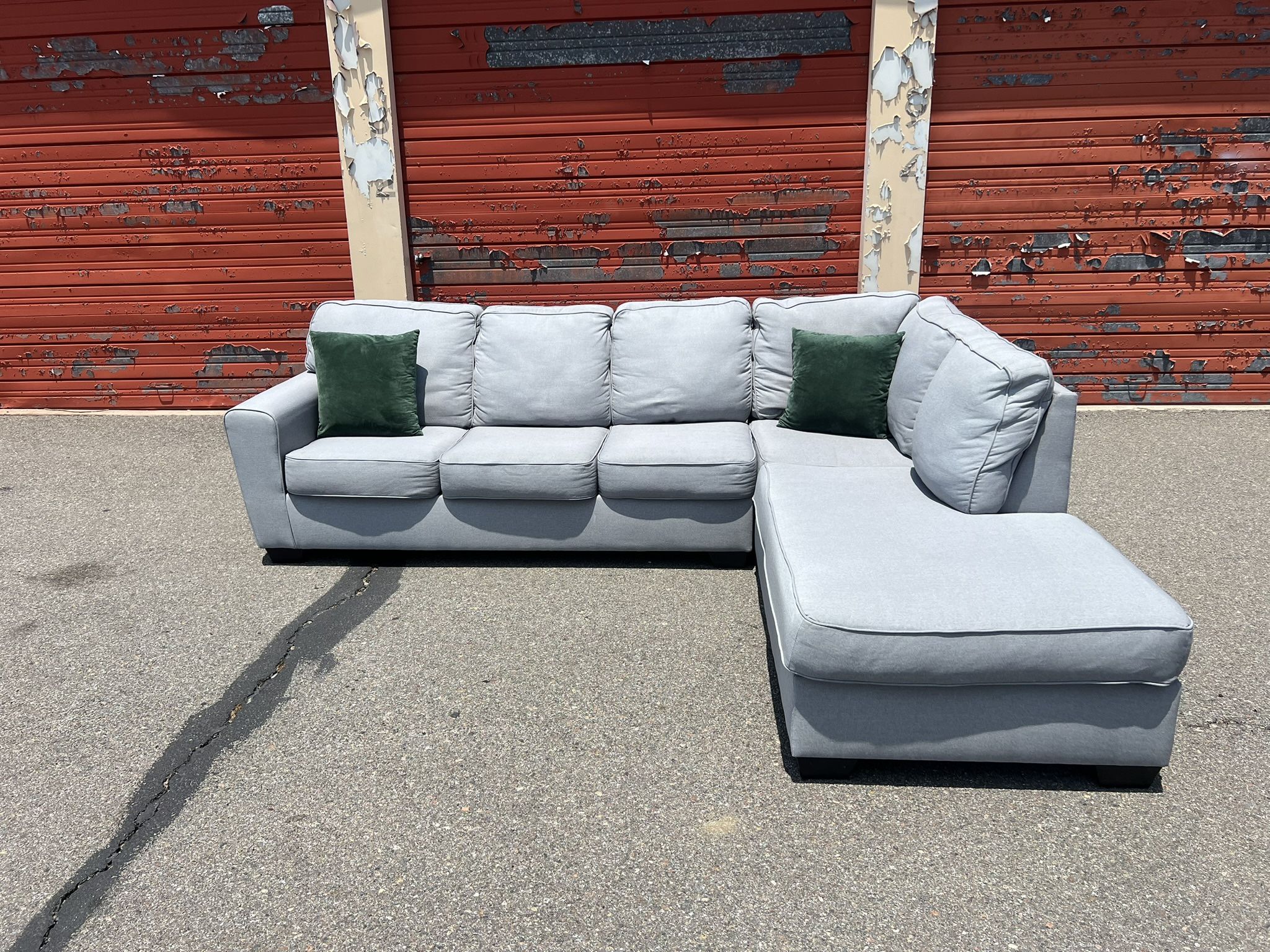 Ashley’s Gray Sectional Sofa Couch
