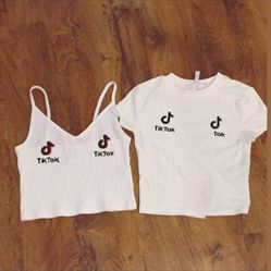 TikTok Shirts! Brand new customized tops:)