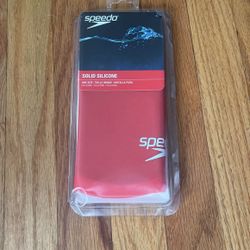 Speedo Silicone Swim Cap - Red - New