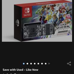 Nintendo Switch Super Smash Bundle For Sale
