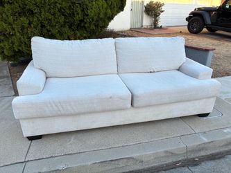 Beige sofa