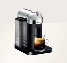 Nespresso Vertuo Coffee Maker - Chrome and Black