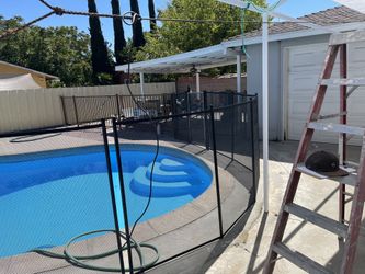 Safety pool fence and nets