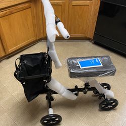 Equate Mobility Folding Medical Knee Scooter Walker 