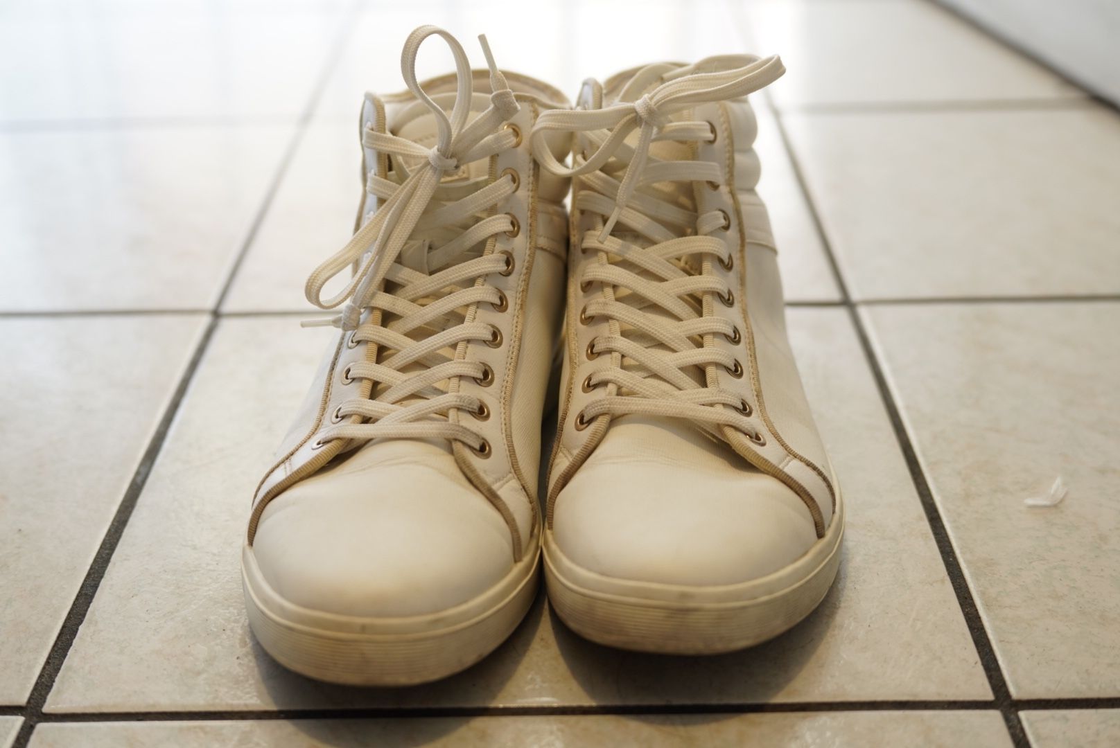 Aldo- Leather Boots - White