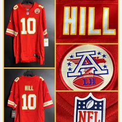 Hill Jersey signed Kansas city chiefs