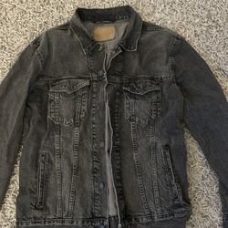 Zara Grey Denim Jacket