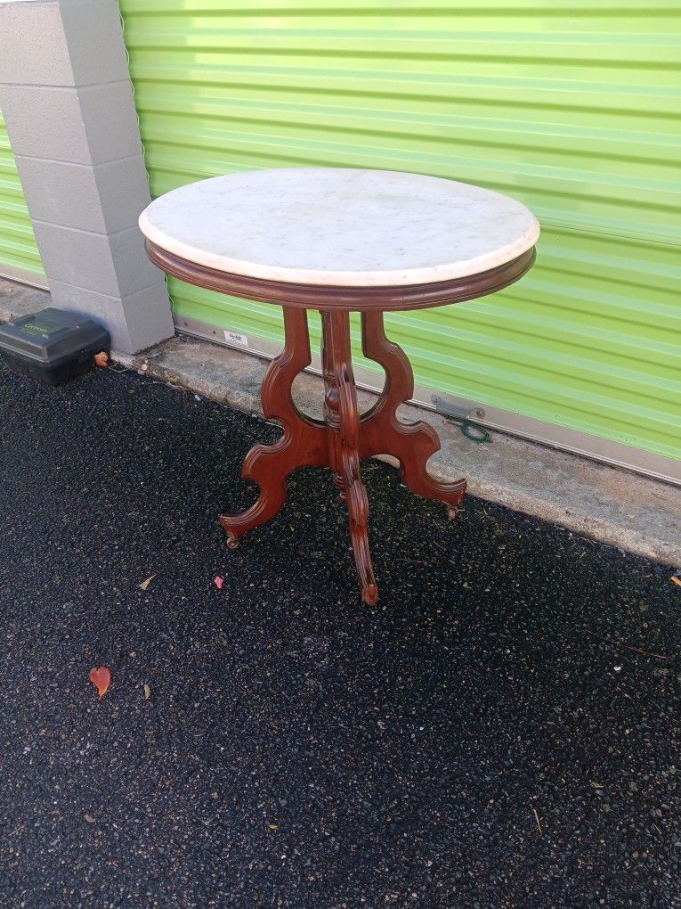 Victorian Marble Top Table