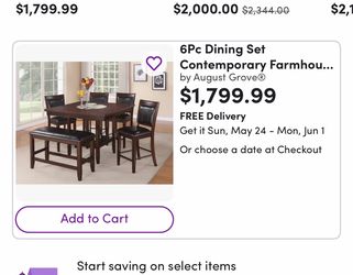 Dining table with chair