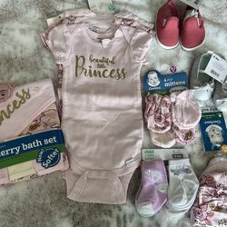 0 To 9 Months Baby Girl Stuff 9 Items 