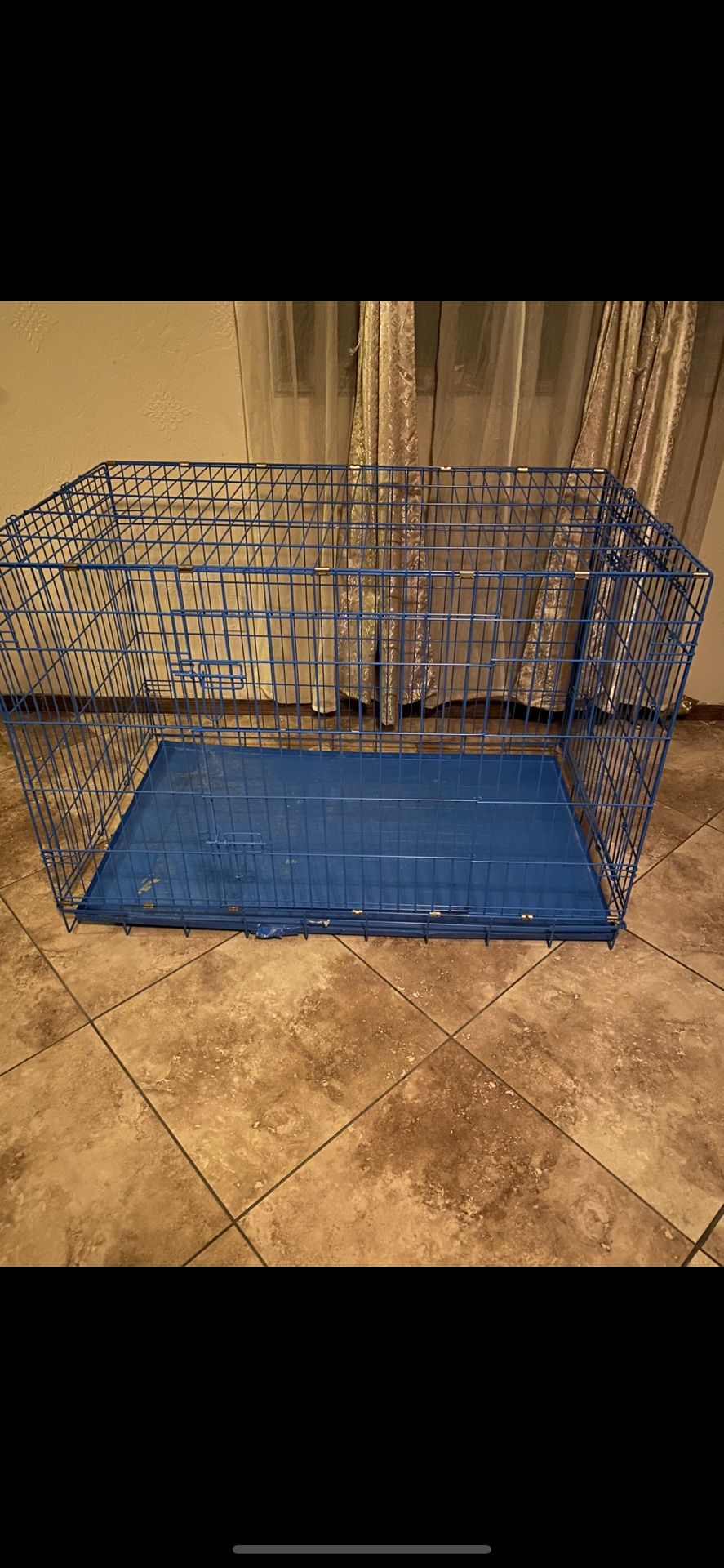 Xx Large Dog 🐕 Kennel Ist Fits 2 Dogs 🐕 Metal Perfect Condition