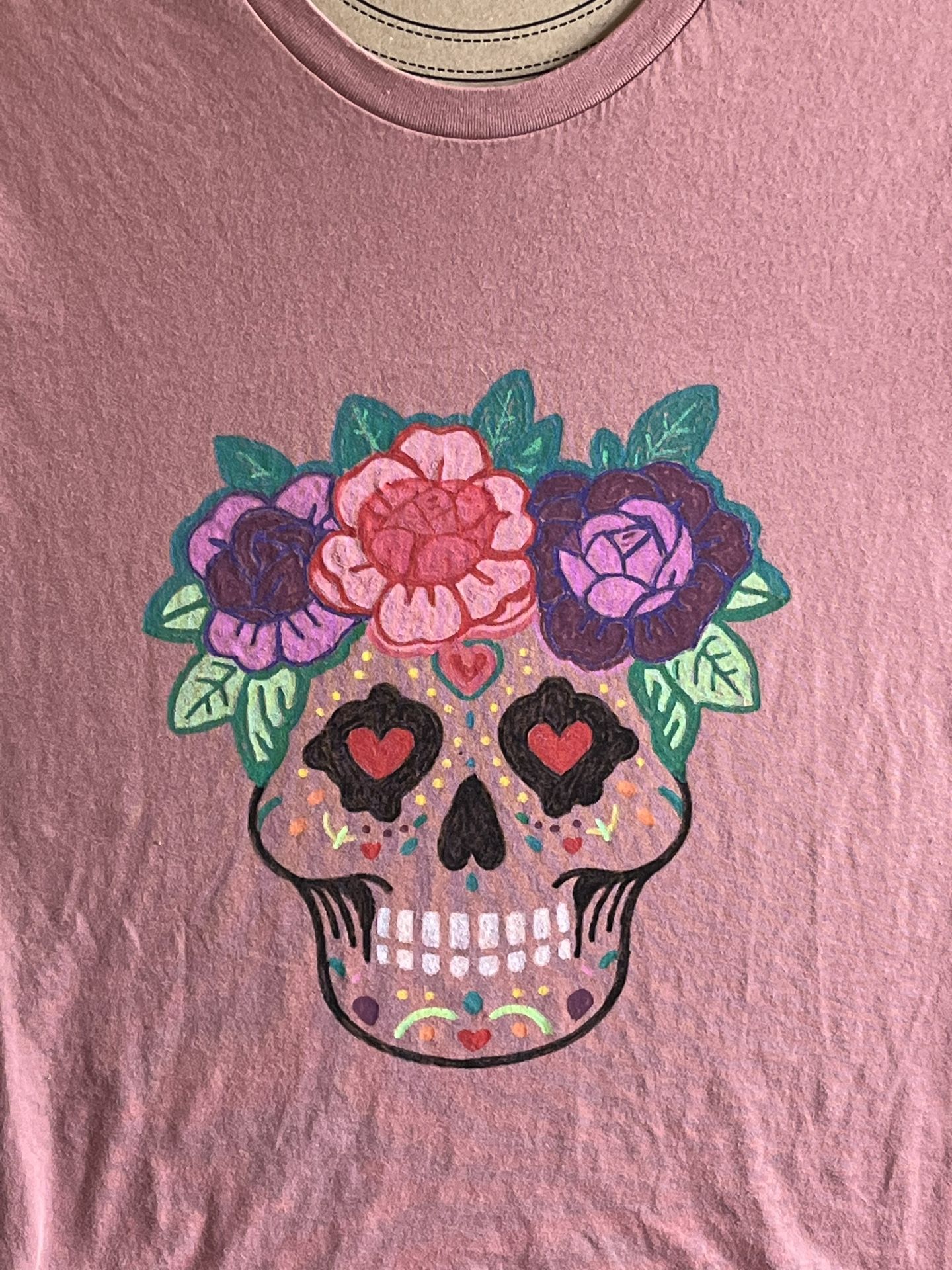 Original Design Skull T Shirt- Short Sleeve L