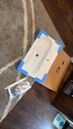 IKEA braviken White specked Ceramic Bathroom Vessel Sink