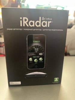 Cobra iRadar 130 RU Made For ipod iPhoneRadar Speed Detector Pair Via Bluetooth