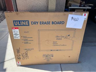 Uline Dry Erase Board (non-magnetic)
