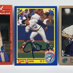 John Olerud 3-pack of Autographs