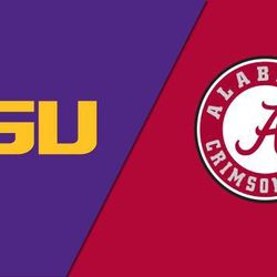 LSU Tigers at Alabama Crimson Tide 11/4