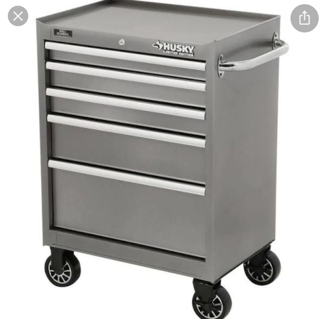 Husky tool boxes limited edition Gray color