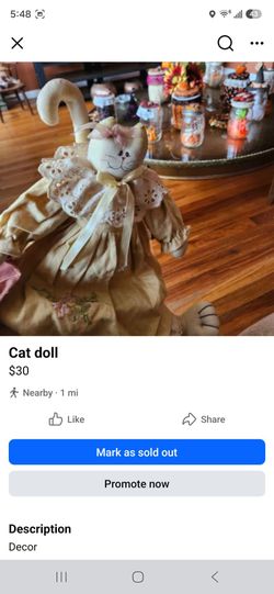 Cat doll