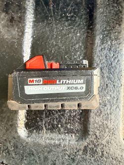 Milwaukee M18 18-Volt Lithium-Ion High Output Battery Pack 6.0Ah