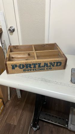 Old Portland Bottling Company Wood Crate 