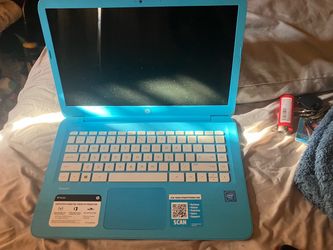 HP Stream Laptop Teal Blue