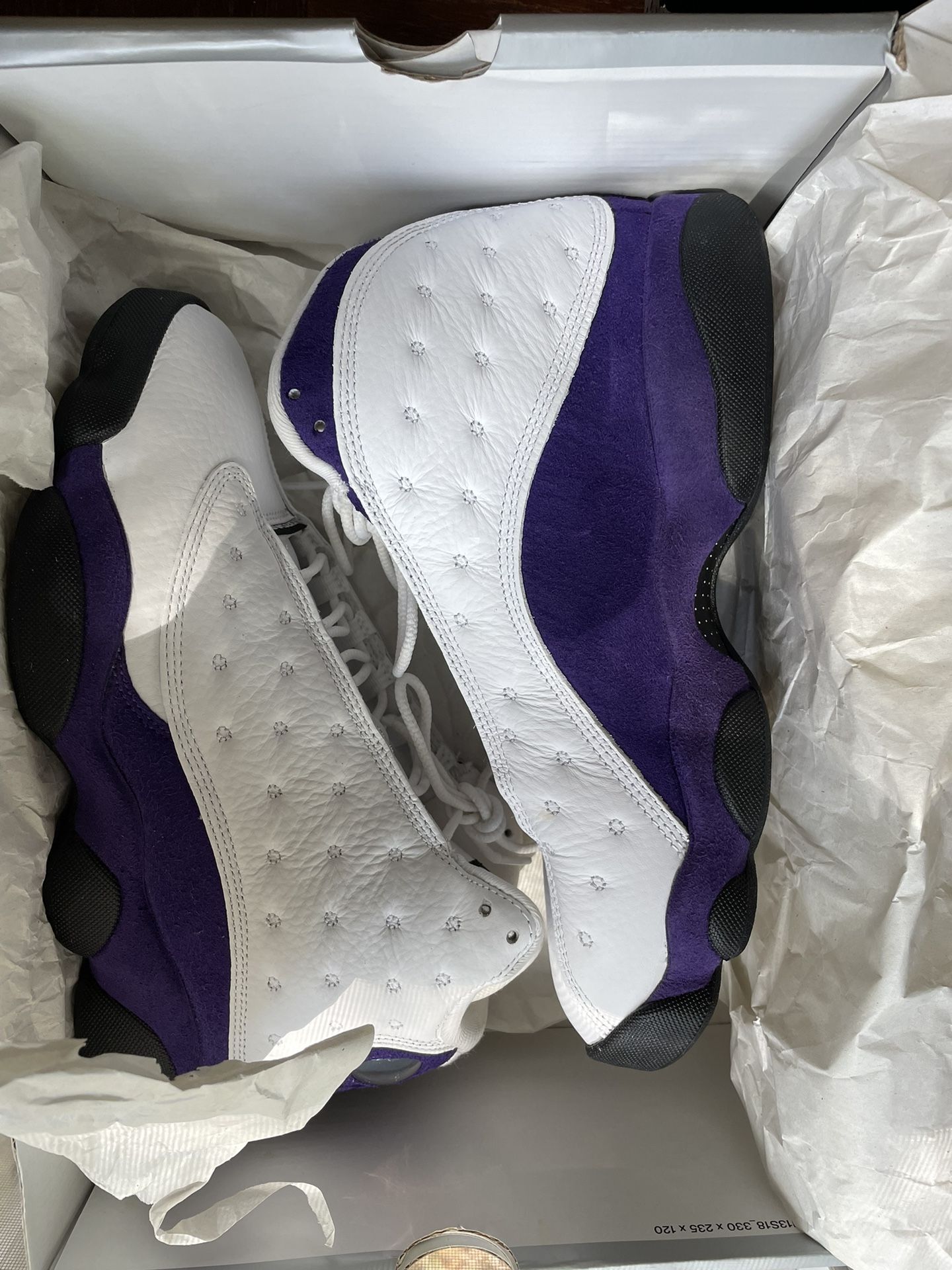 Air Jordan Retro 13 XIII Lakers White Court Purple