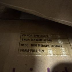 Full Size 10 Inch Memory Foam Mattress 