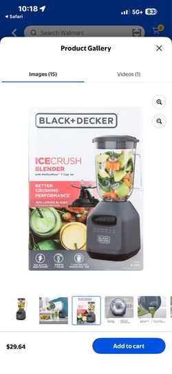 New black decker blender