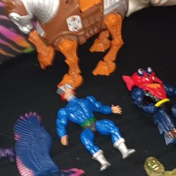 Lot Of Lightly Used Masters Of The Universe Action Figures 