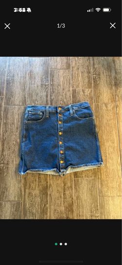 Madewell denim skirt