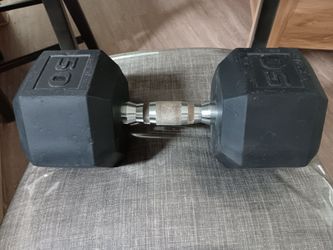 DUMBBELL.  50 lbs