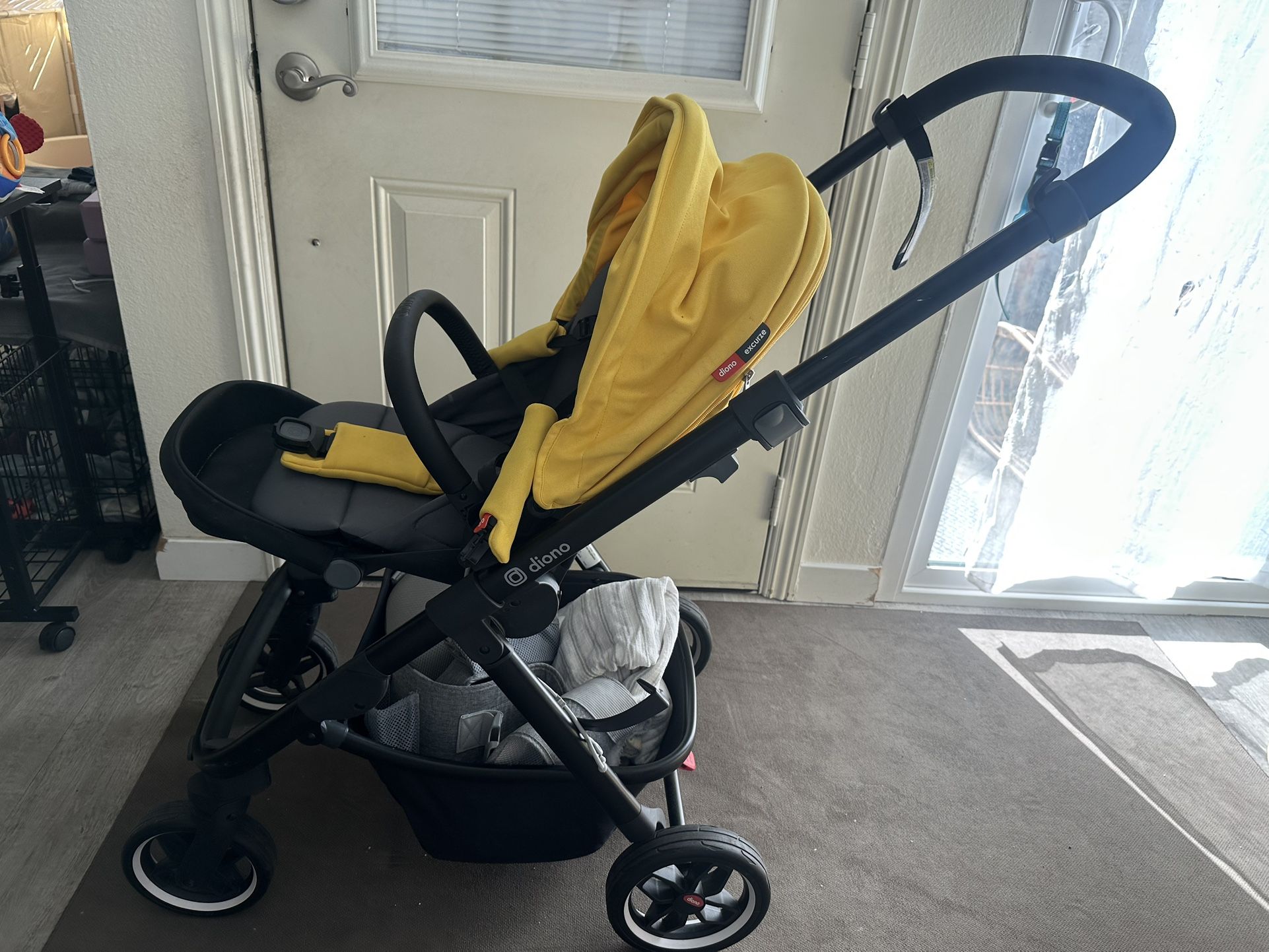 Stroller Diono Excurze Carrycot For Newborn Baby, Stroller Bassinet For Baby