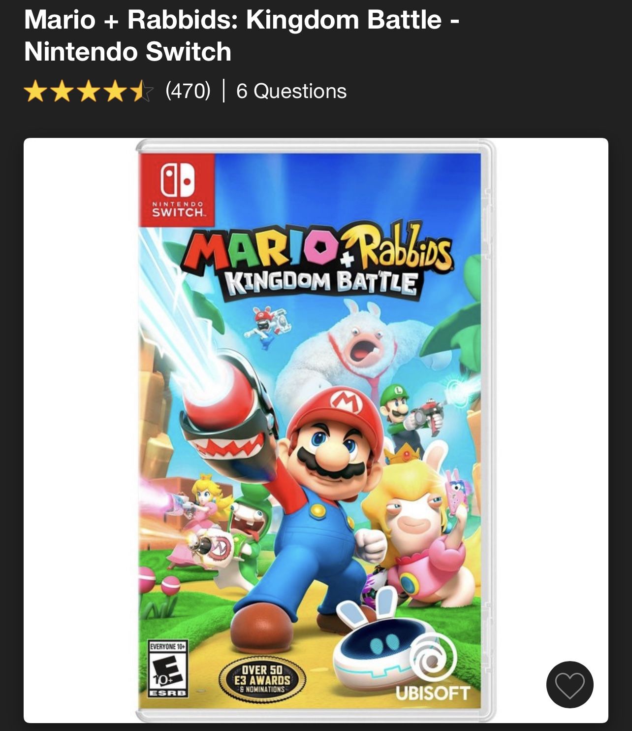 Mario + Rabbids Kingdom Battle