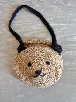 Crochet Mini Bear Purse