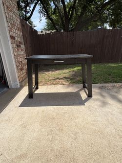 Black Table / Desk With Drawer
