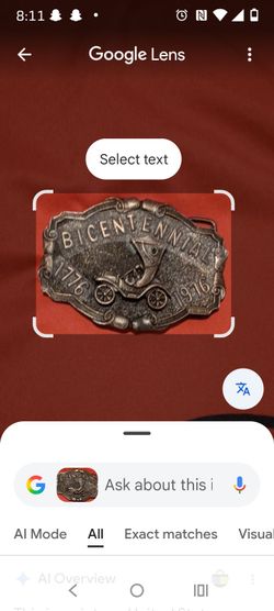 Vintage belt buckle