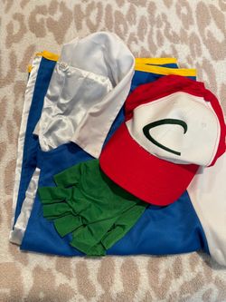 Ash Ketchum Pokemon Cosplay Costume Size 2XL