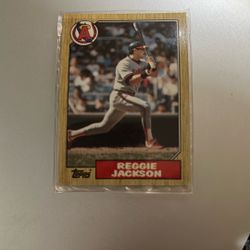 Reggie Jackson Baseball Card 1984 