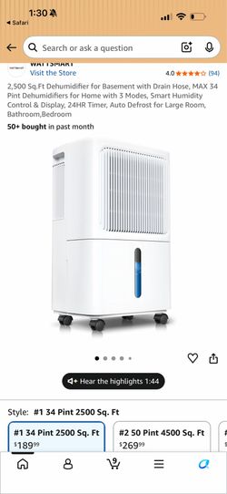 Large dehumidifier