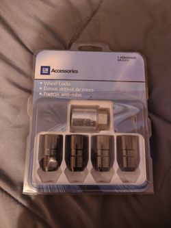 NEW GM Black Wheel Locks 0(contact info removed) - Corvette/Camaro - CHEAP
