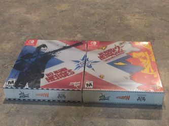 No More Heroes 1 & 2 Collector's Editions Switch New In Box