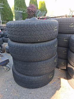 Set of 265 70 17 Hankook Tires
