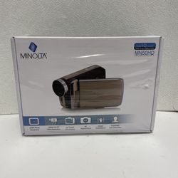 Minolta MN50HD Digital 1080p Full HD Camcorder Video Camera 3" LCD - Silver -New