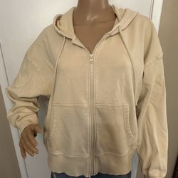 Joy Lab Women’s Yellow Zip Up Hoodie Size Medium