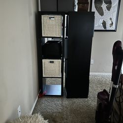 Black Ikea Shelves 